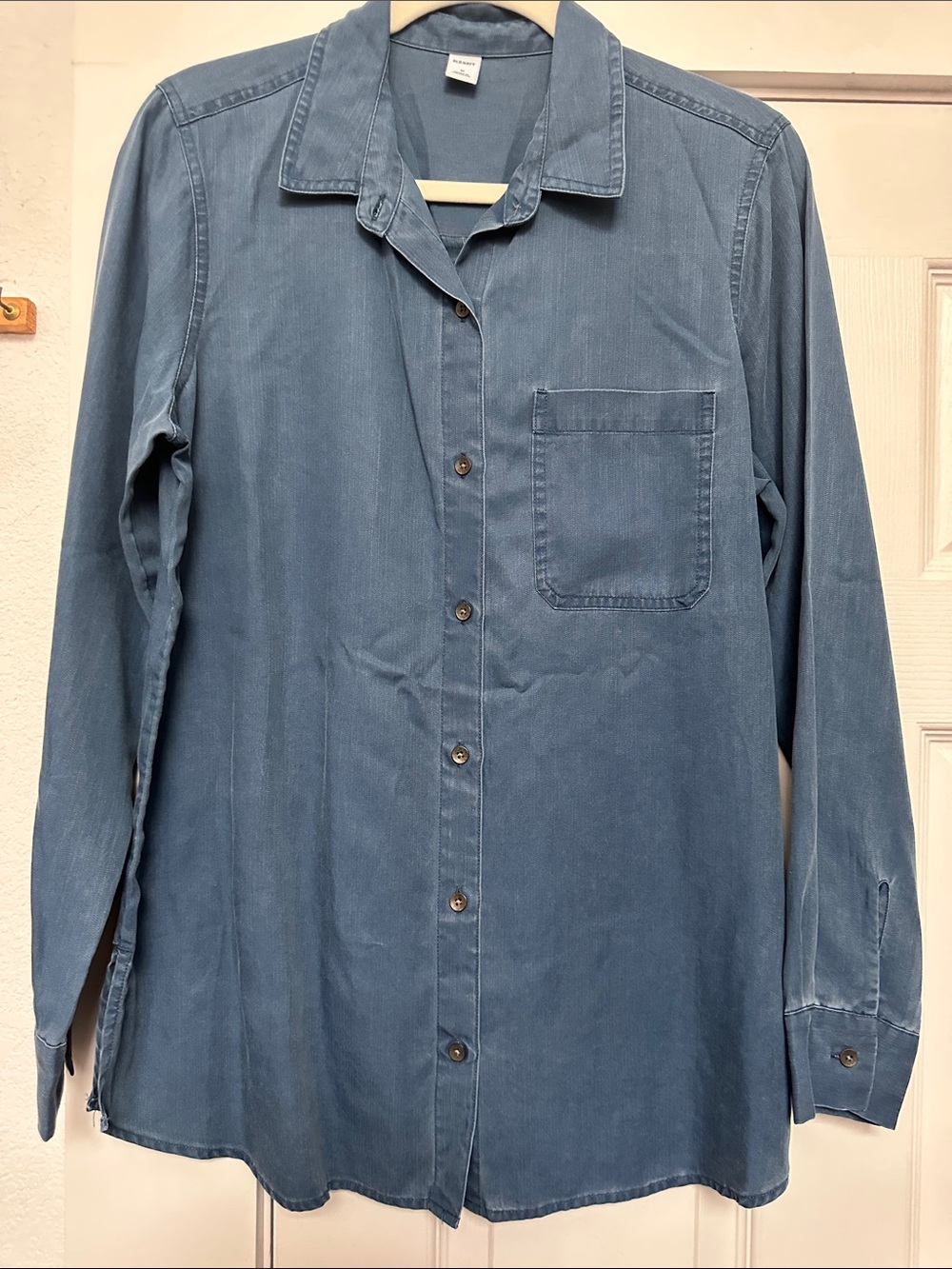 Old Navy Dusty Blue Button-Down Shirt